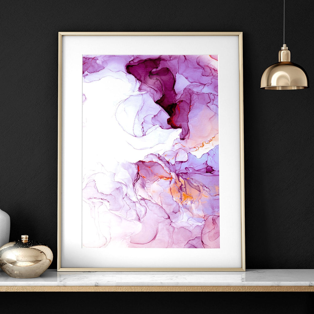 Art prints abstract | set of 3 wall art for home office decor